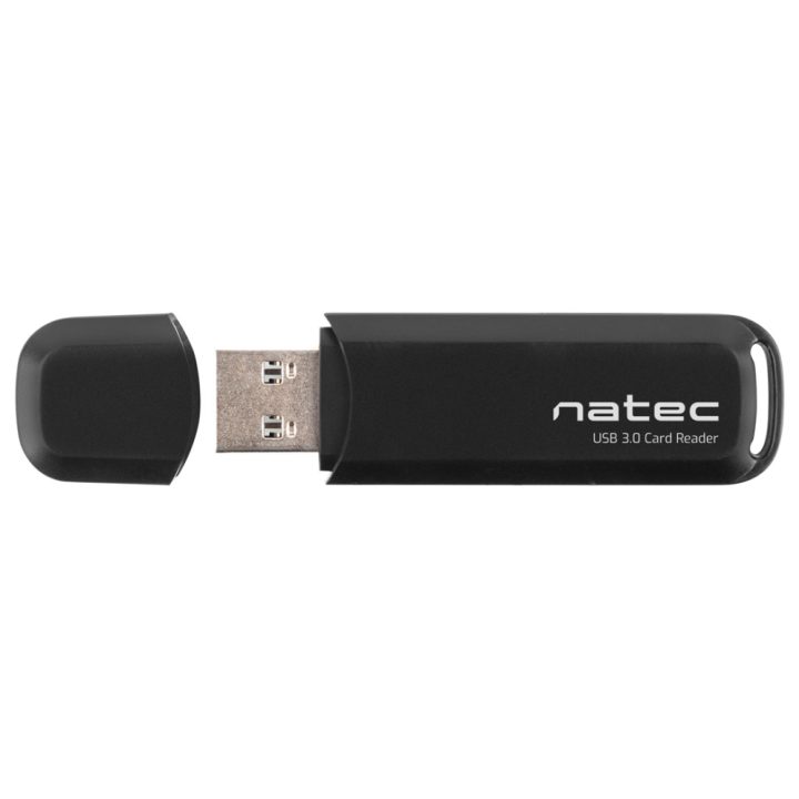 Natec Scarab 2 USB 3.2 Gen 1 (3.1 Gen 1) Type-A Card Reader Black…