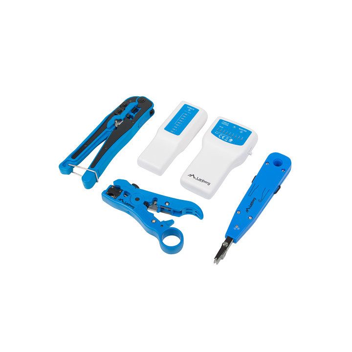 Lanberg Tool Kit Cable Stripper - Crimper - Tester (NT-0302)