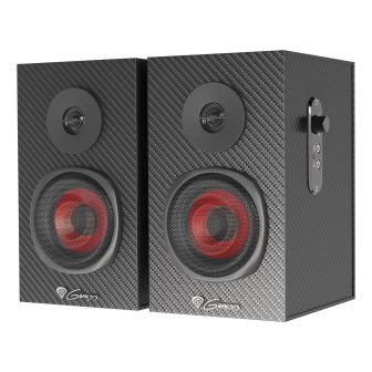 GENESIS Helium 200 1-Way Wired Speaker, Black, Red, 20 W