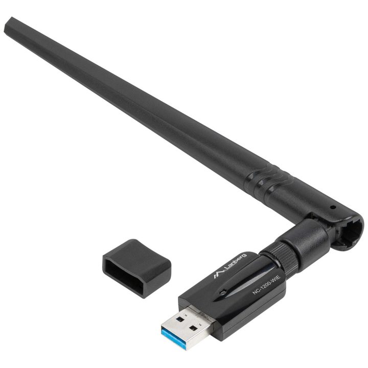 Adaptador e cartão de rede interno Lanberg NC-1200-WIE WLAN 1200…