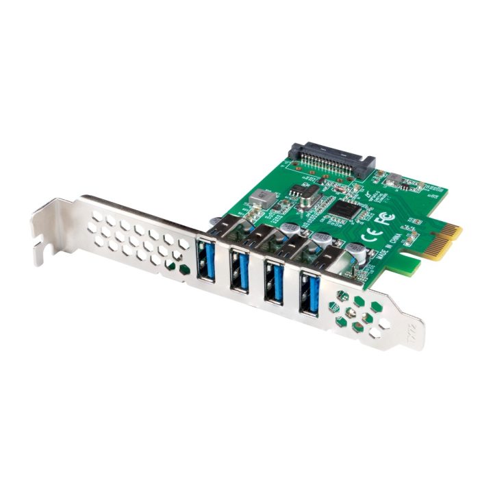 Lanberg PCI Express x1 to 4x USB Type-A 3.1 Gen1 Low Profile Card…