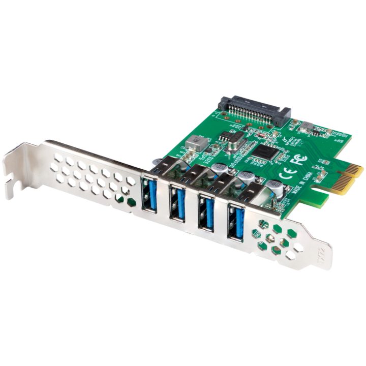 Lanberg PCI Express x1 to 4x USB Type-A 3.1 Gen1 Low Profile Card…