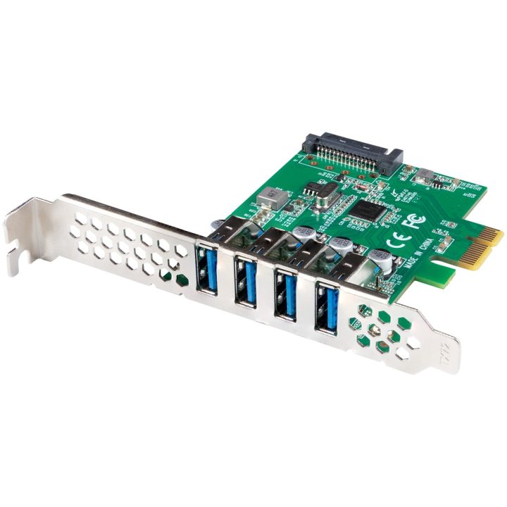 Lanberg PCI Express x1 to 4x USB Type-A 3.1 Gen1 Low Profile Card…