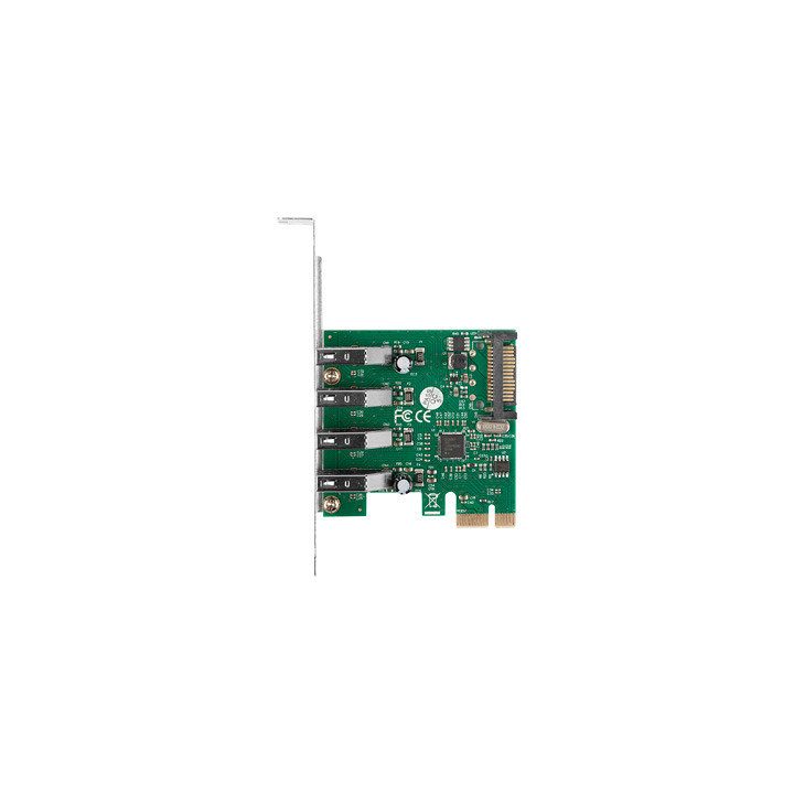 Lanberg PCI Express x1 to 4x USB Type-A 3.1 Gen1 Low Profile Card…