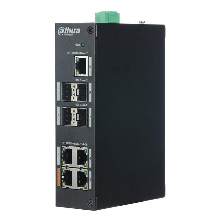Dh-PFS3409-4GT-v2: Dahua switch Gigabit PoE no gestionable l2, 9…