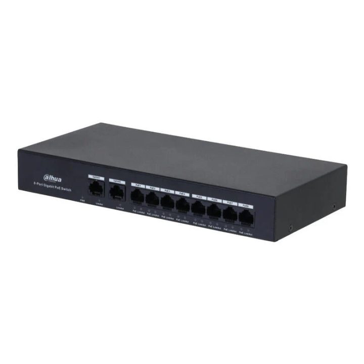 Dh-PFS3010-8GT-65: Switch Gigabit PoE não gerido L2 da Dahua, 10…