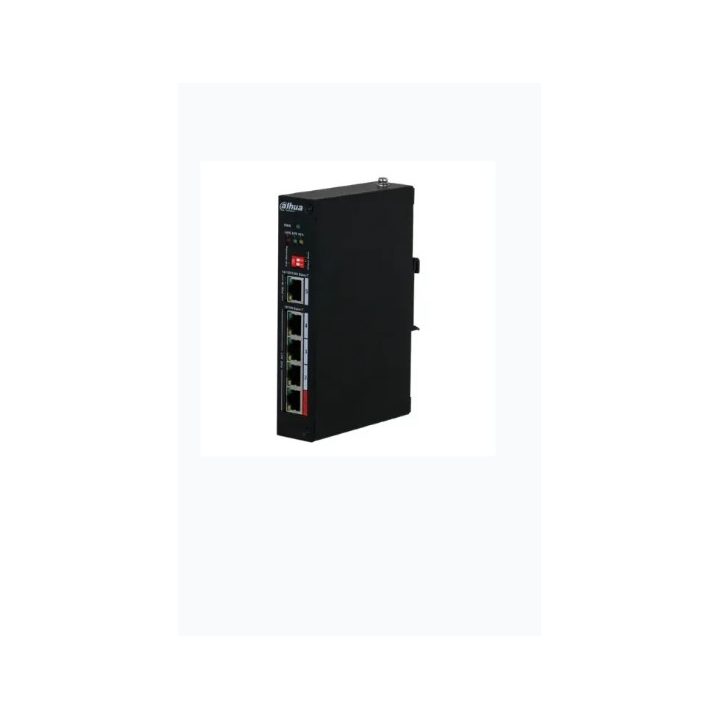 Dh-PFT1500: Dahua 5-Port PoE Extender, 4 RJ45 10/100m PoE + 1 RJ45…