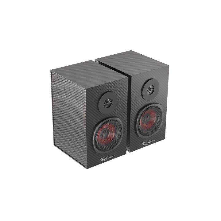 GENESIS Helium 200 1-Way Wired Speaker, Black, Red, 20 W
