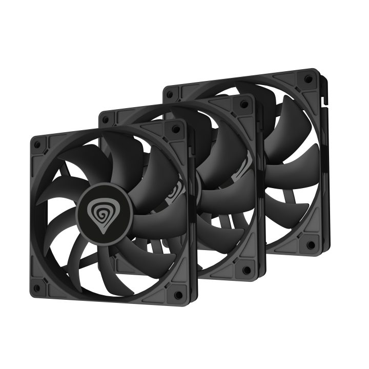 GENESIS Oxal 120 Computer Case Fan 12 cm Black 3 piece(s)