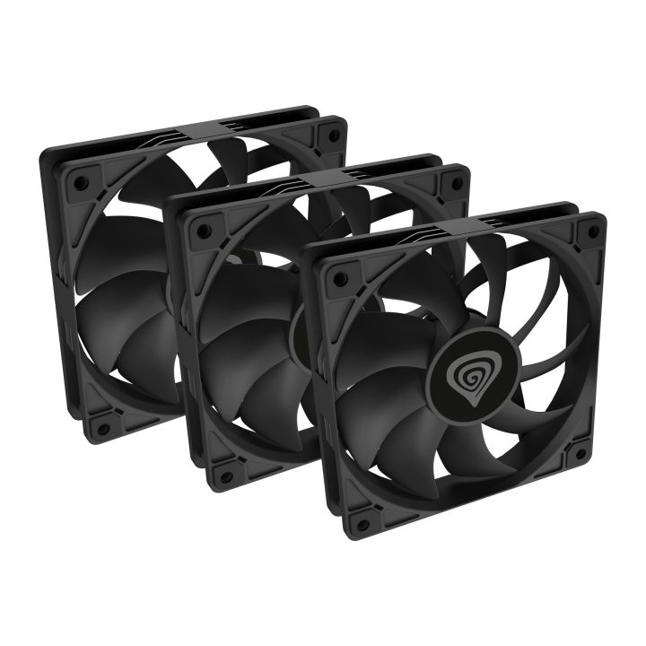 GENESIS Oxal 120 Computer Case Fan 12 cm Black 3 piece(s)