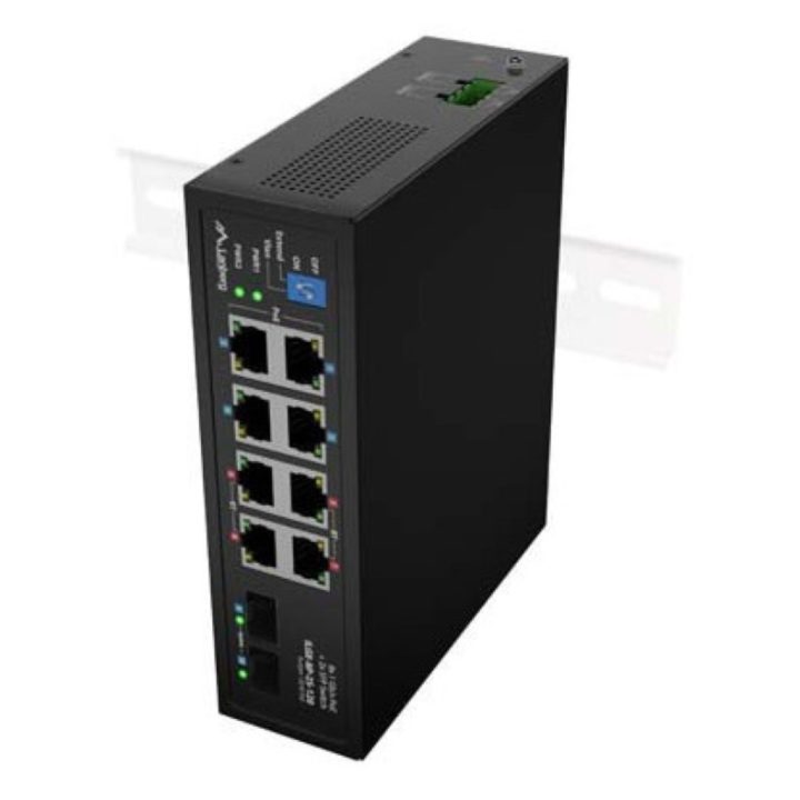 Lanberg ILGE-8P-2S-120 Unmanaged Fast Ethernet (10/100) Switch Power…