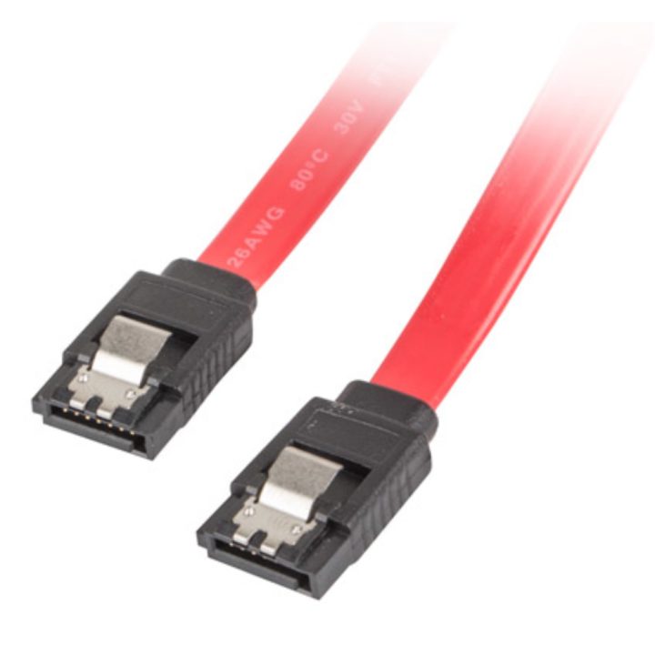 Lanberg SATA III 6Gb/s Female-Female Metal Clip Cable 0.5m…