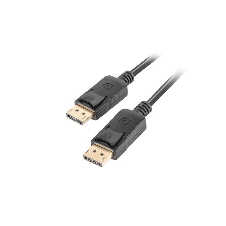 Cabo Lanberg DisplayPort macho-macho 4K preto 1.8m…