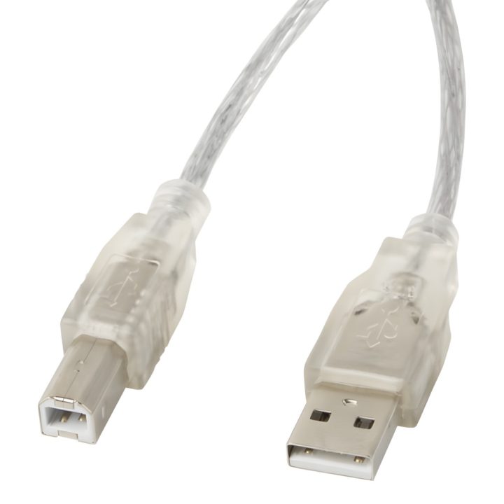Cabo impressora Lanberg USB A-USB B macho-macho ferrite 3m…