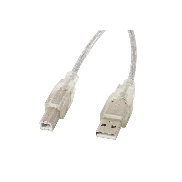 Cabo impressora Lanberg USB A-USB B macho-macho ferrite 3m…