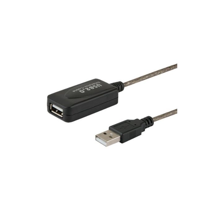 Cabo de extensão porta USB 2.0 5m preto savio (SAVKABELCL-76)