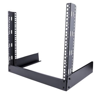 StarTech.com 8U Open Frame Rack - 2-Post Desktop Rack - 19 Inch - for…