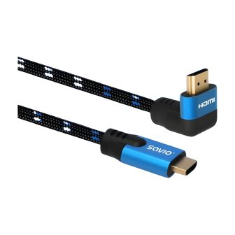 Cabo HDMI 2.1 (m) angular 8K Savio CL-147 1.8m (SAVKABELCL-147)
