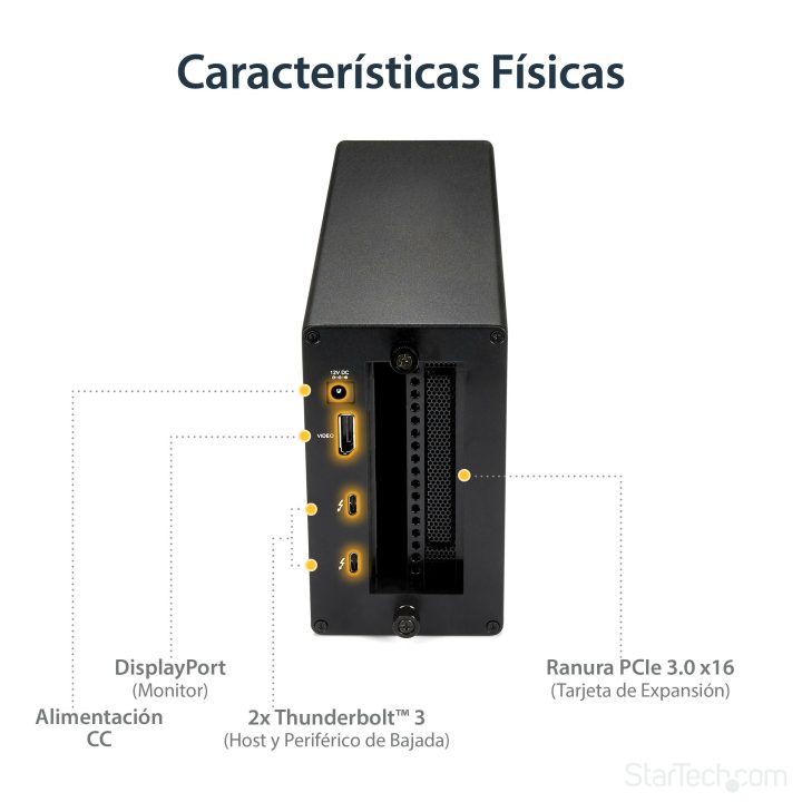 StarTech.com Caixa Chassis de Expansão Thunderbolt 3 a PCI Express -…