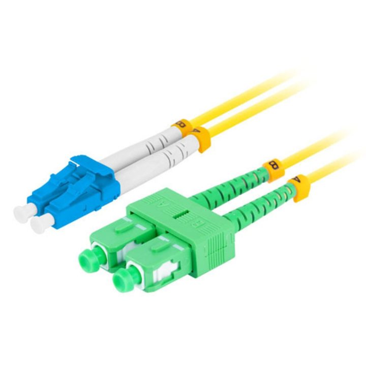 Lanberg FO-LUSA-SD11-0020-YE Cable de fibra óptica e InfiniBand 2 m…