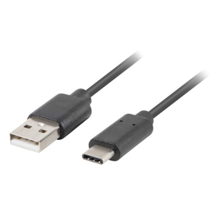 Cabo USB-C para USB 3.1 tipo A Lanberg 1.8m-macho-macho-negro…