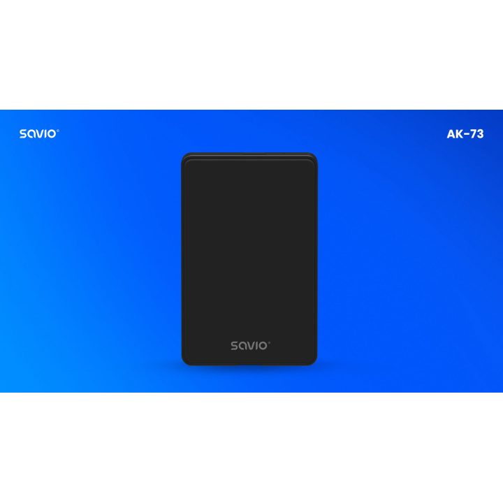 Savio Carcaça externa para disco rígido HDD/SSD 2.5 ak-73-73