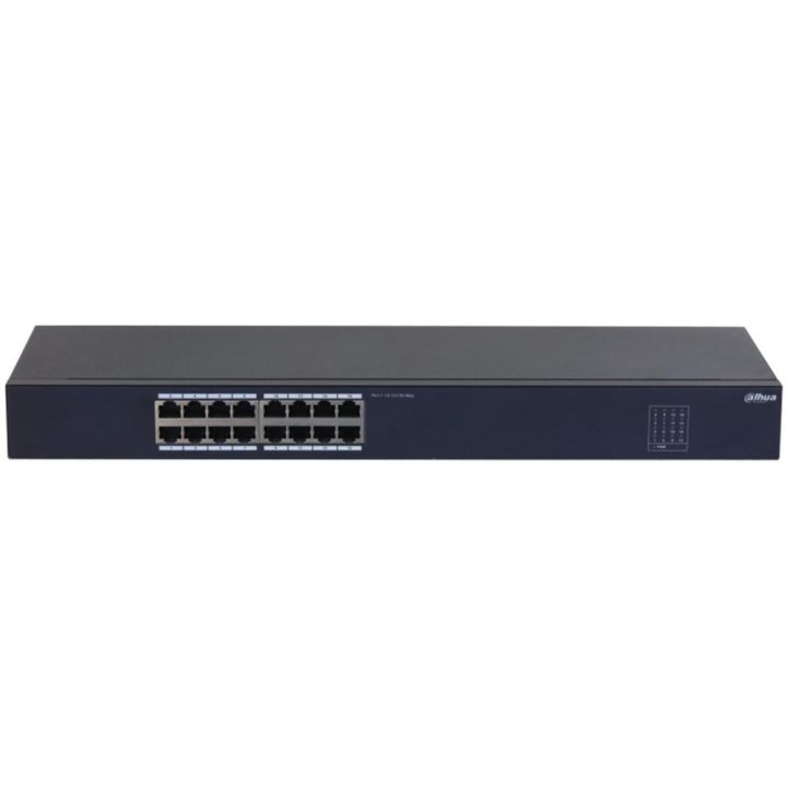 Dahua Technology SF1016 Unmanaged L2 Fast Ethernet (10/100) Black