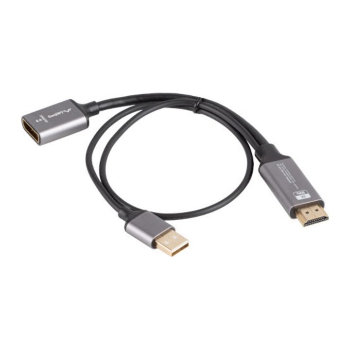 Adaptador 4K HDMI-USB tipo a a DisplayPort Lanberg 20cm-macho-hembra…