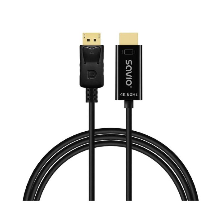 Savio CL-189 DP to HDMI Cable 4K 60Hz (SAVKABELCL-189)