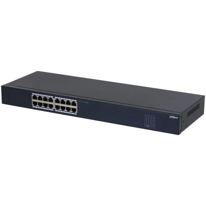 Dahua Technology SF1016 Não gerido L2 Fast Ethernet (10/100) Preto