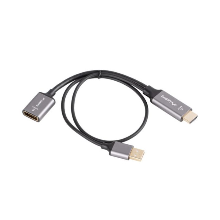 Adaptador 4K HDMI-USB tipo a a DisplayPort Lanberg 20cm-macho-hembra…