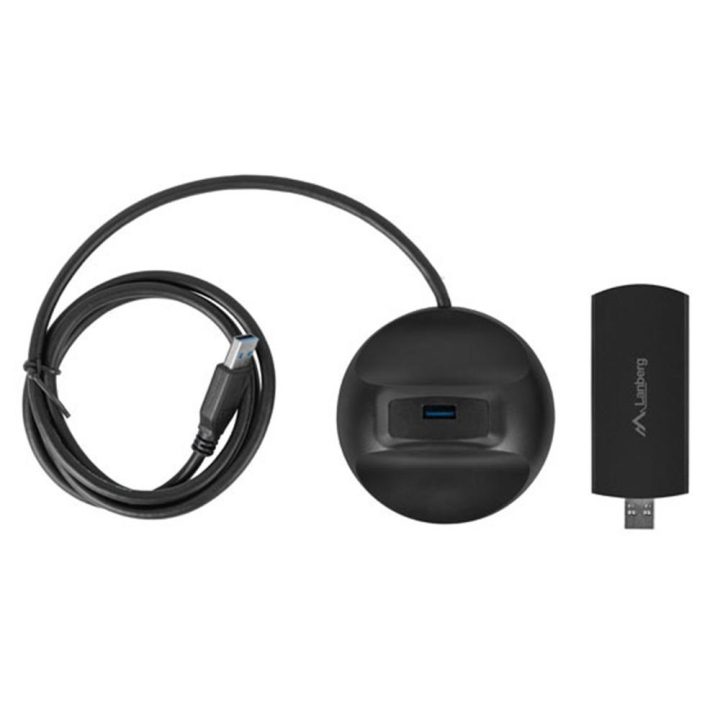 Adaptador red Lanberg USB Wi-Fi AX3000 tri-banda 2x antenas internas…