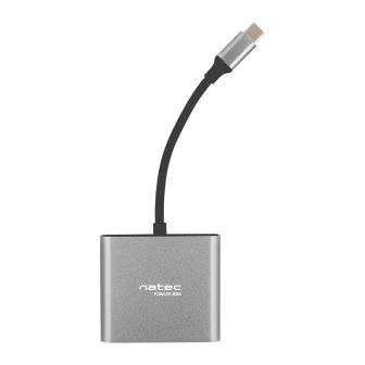 Natec Fowler Mini USB 2.0 Type-C Gray (NMP-1607)