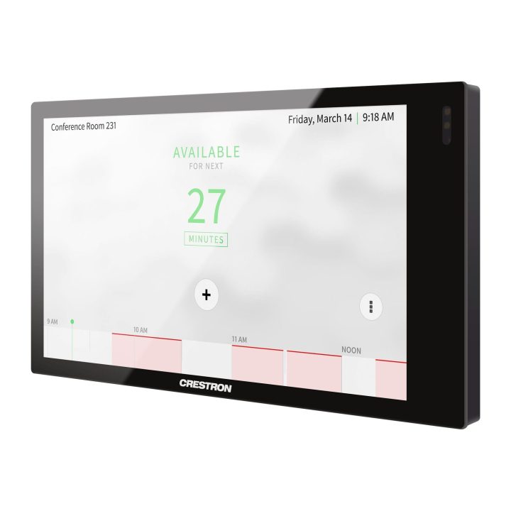 Crestron 5 in. wall mount touch screen, black smooth (tsw-570-b-s)…