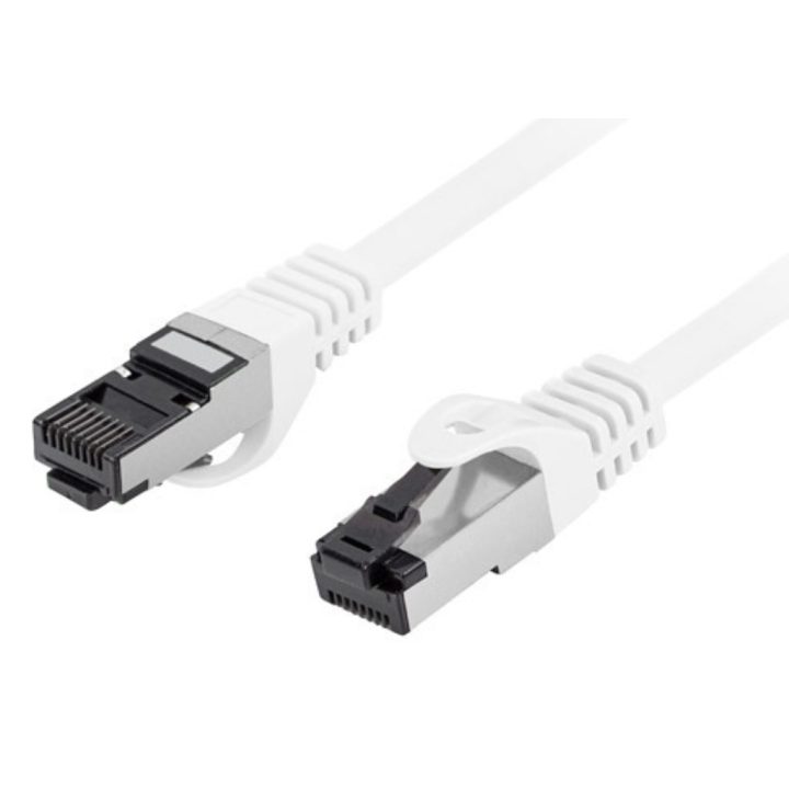 Cabo de rede Lanberg PCF8-10CU-0500-W branco 5 m Cat8.1 S/FTP (S-STP)