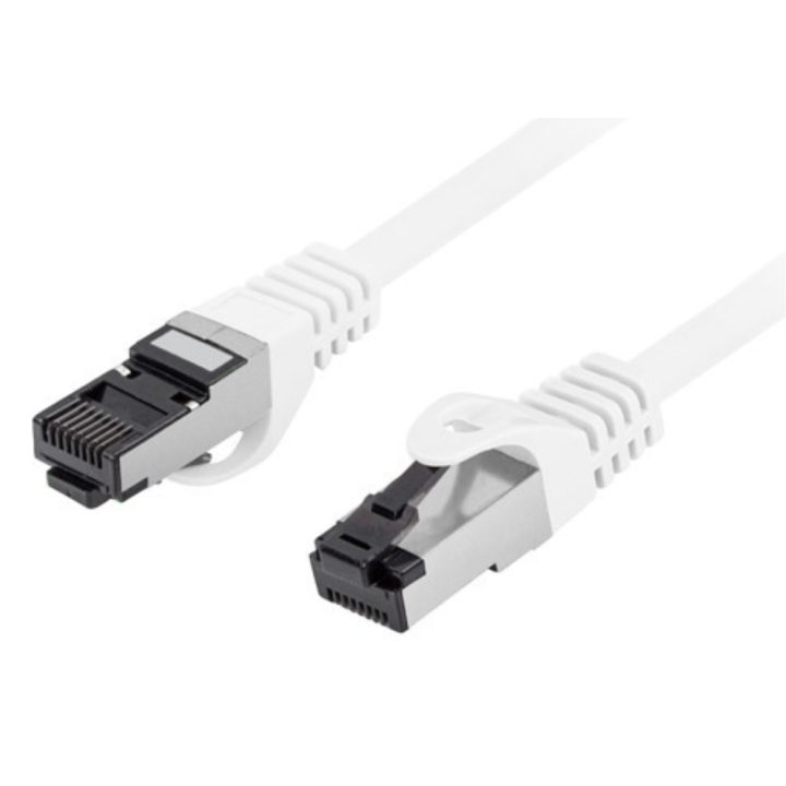 Lanberg PCF8-10CU-0500-W White Network Cable 5 m Cat8.1 S/FTP (S-STP)