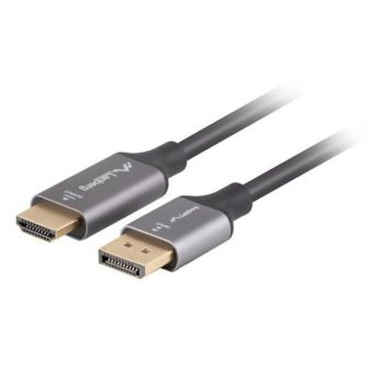 Lanberg CA-DPHD-20CU-0010-BK Video Cable Adapter 1 m DisplayPort to…