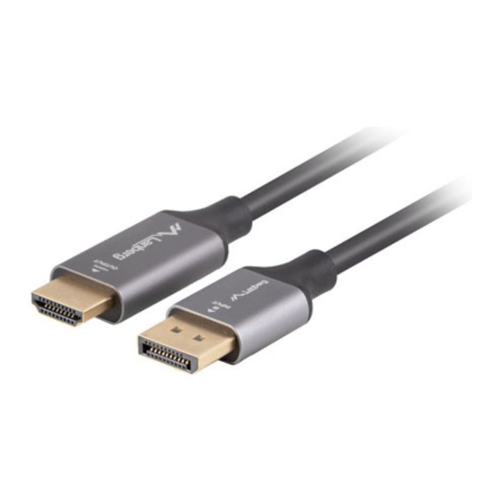 Lanberg CA-DPHD-20CU-0018-BK Video Cable Adapter 1.8 m DisplayPort to…