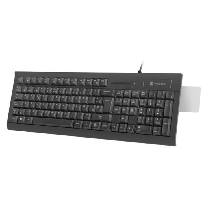 Natec NKL-2052 Office Keyboard USB QWERTY Spanish Black