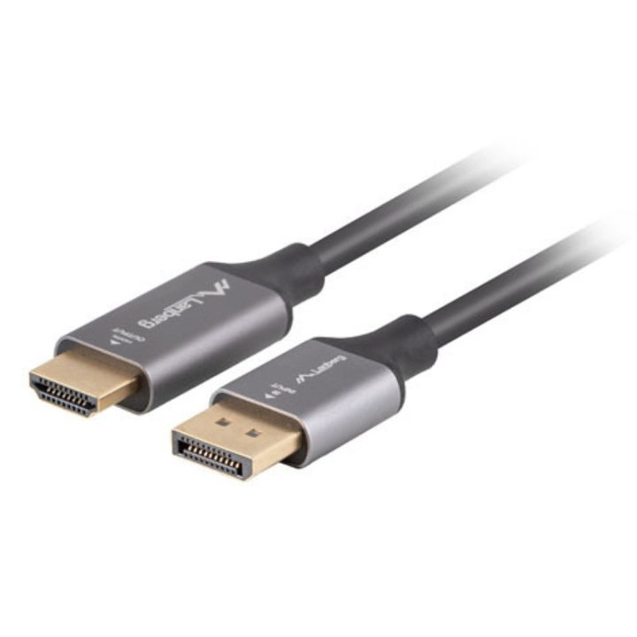 Lanberg CA-DPHD-20CU-0018-BK adaptador de cable de vídeo 1,8 m…