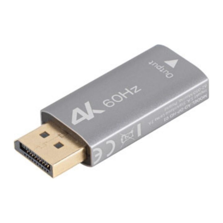 Adaptador 4K DisplayPort para HDMI Lanberg macho-fêmea (AD-DP-HD-01)
