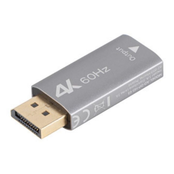 Lanberg 4K DisplayPort to HDMI Adapter Male to Female (AD-DP-HD-01)
