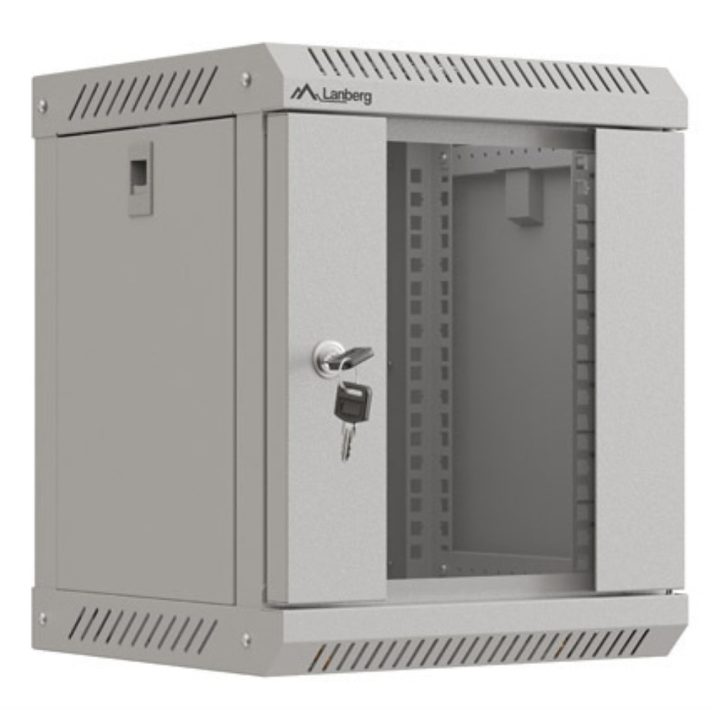 Lanberg WF11-3306-10S armário rack 6U Bastidor de parede Cinzento