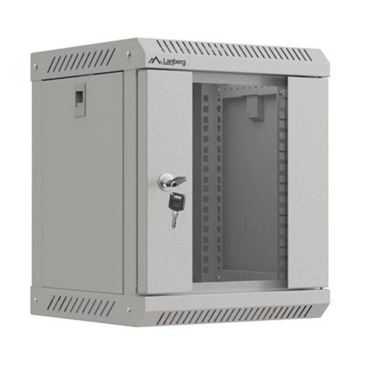 Lanberg WF11-3306-10S 6U Wall-Mount Rack Cabinet Gray