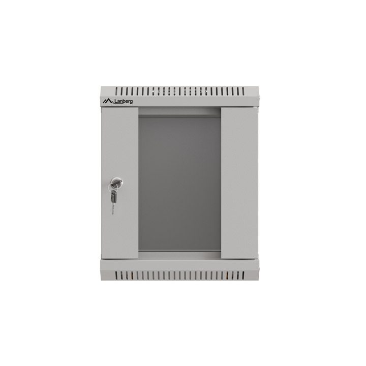Lanberg WF11-3306-10S 6U Wall-Mount Rack Cabinet Gray
