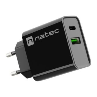 Carregador de parede Natec RIBERA Universal Preto Corrente alternada…