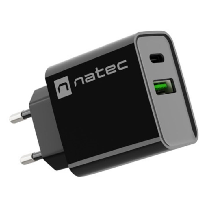 Carregador de parede Natec RIBERA Universal Preto Corrente alternada…