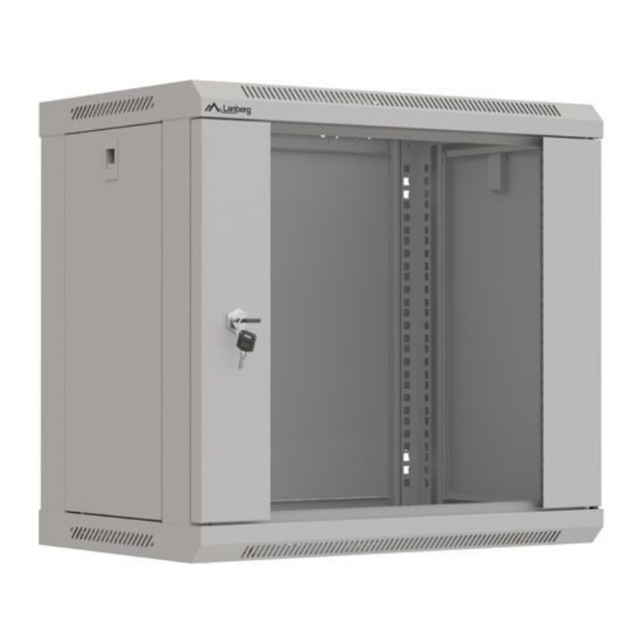 Lanberg WF03-5309-10S armário rack 9U Bastidor de parede Preto