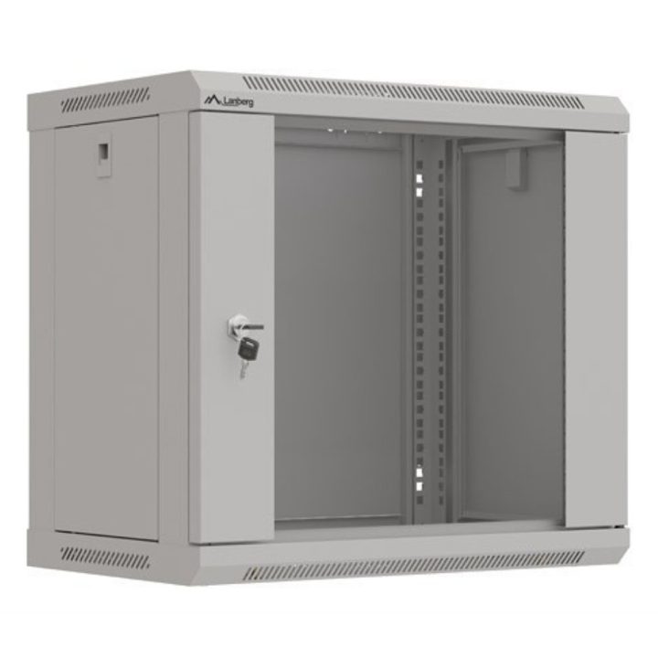 Lanberg WF03-5309-10S armário rack 9U Bastidor de parede Preto