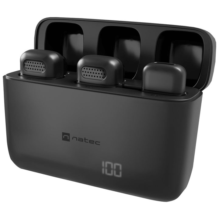 Natec Hopper Preto Microfone de lapela (NMI-2256)